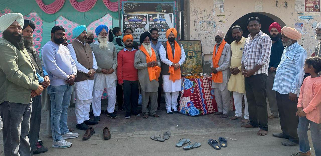 ਸ੍ਰੀ ਗੁਰੂ ਰਵਿਦਾਸ ਜੀ ਦੇ ਜਨਮ ਦਿਹਾੜੇ ਮੌਕੇ ਹਡਾਣਾ ਨੇ ਵੱਖ ਵੱਖ ਪਿੰਡਾਂ ਵਿੱਚ ਲਗਵਾਈ ਹਾਜ਼ਰੀ
